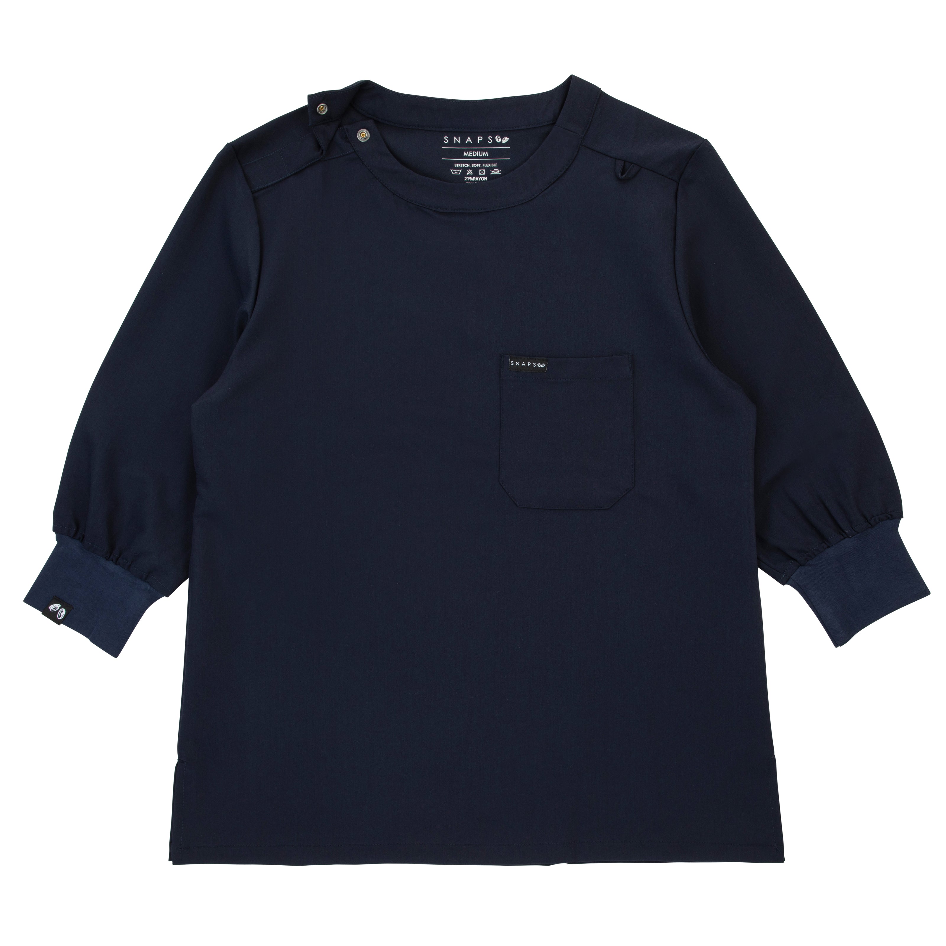Remedy Navy Top 3/4 Sleeve