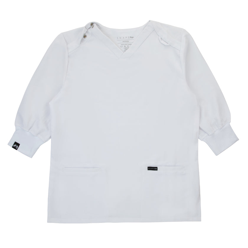 Valery White Top 3/4 Sleeve