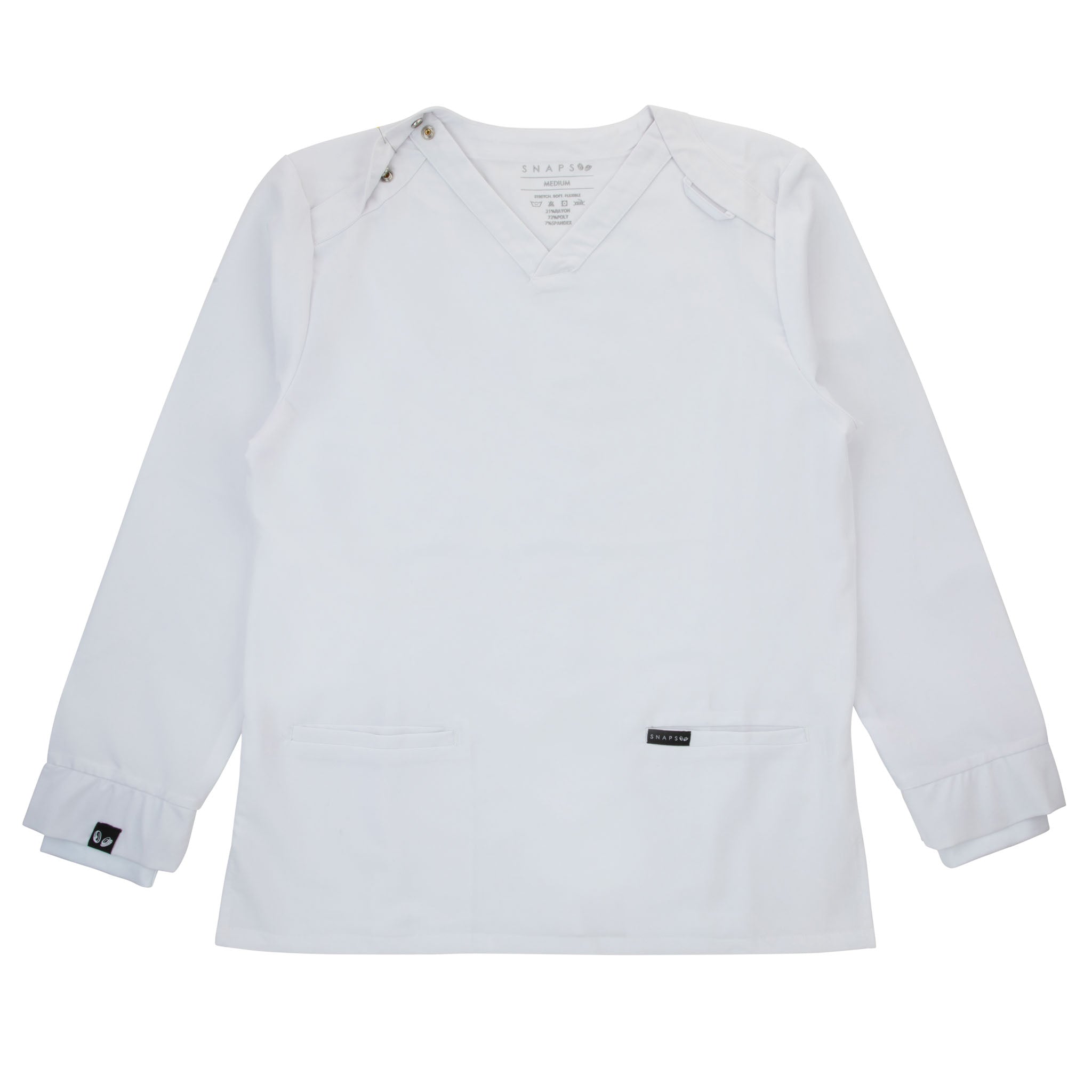 Valery White Top Long Sleeve