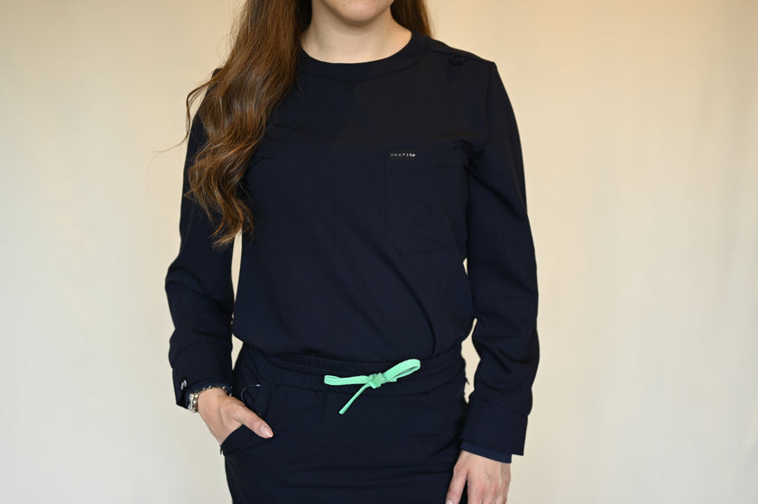 Remedy Navy Top Long Sleeve