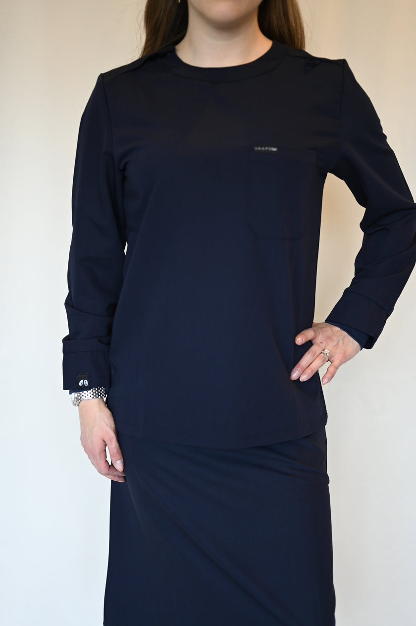 Remedy Navy Top Long Sleeve