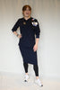 Valery Navy Top 3/4 Sleeve