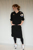 Valery Black Top 3/4 Sleeve